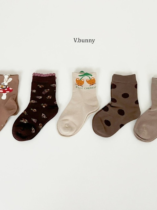 Fox Cherry Socks Set Fox Cherry Socks Set