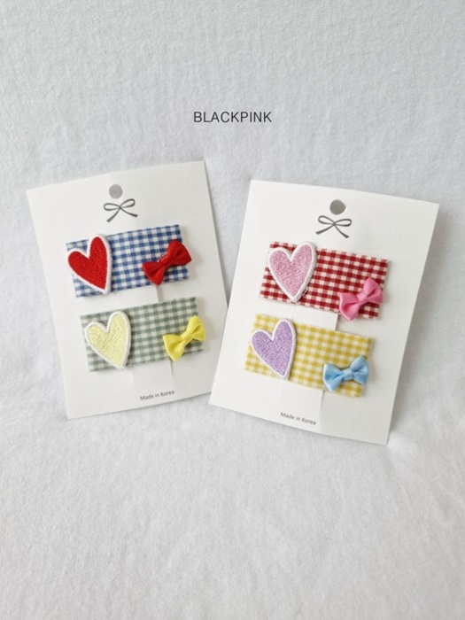 Heart Embroidery Ribbon Set Heart Embroidery Ribbon Set
