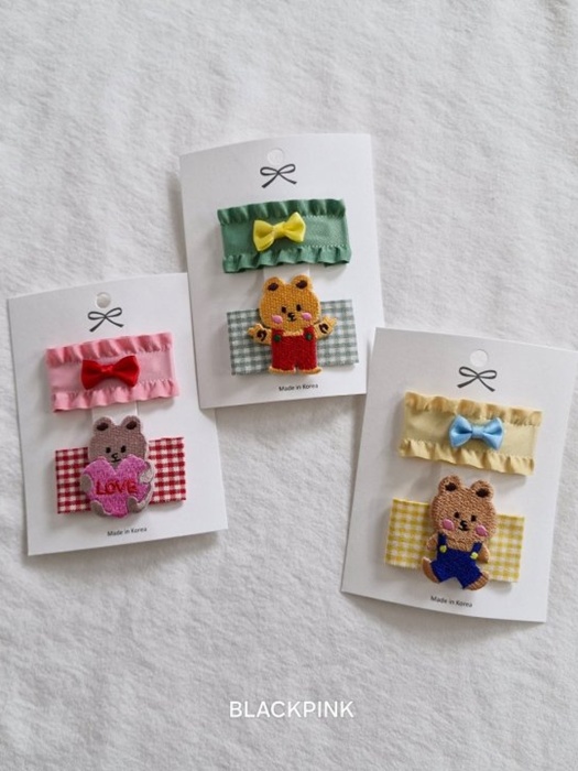 Teddy Frill Ribbon Set Teddy Frill Ribbon Set