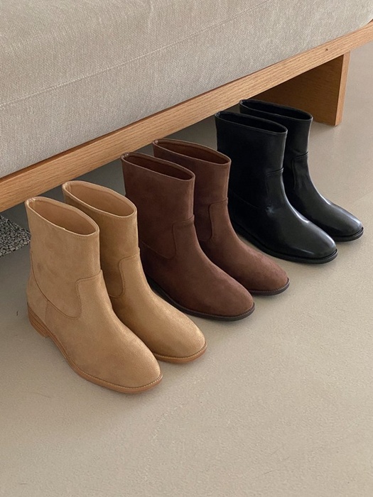 Low Heel Best Mid Half Boots