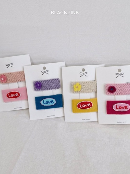 Flower LOVE Set (set of 2)