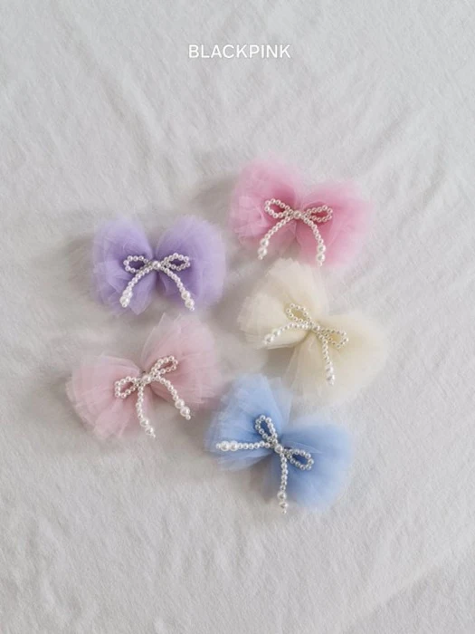 Tulle Pearl Ribbon Pin Tulle Pearl Ribbon Pin