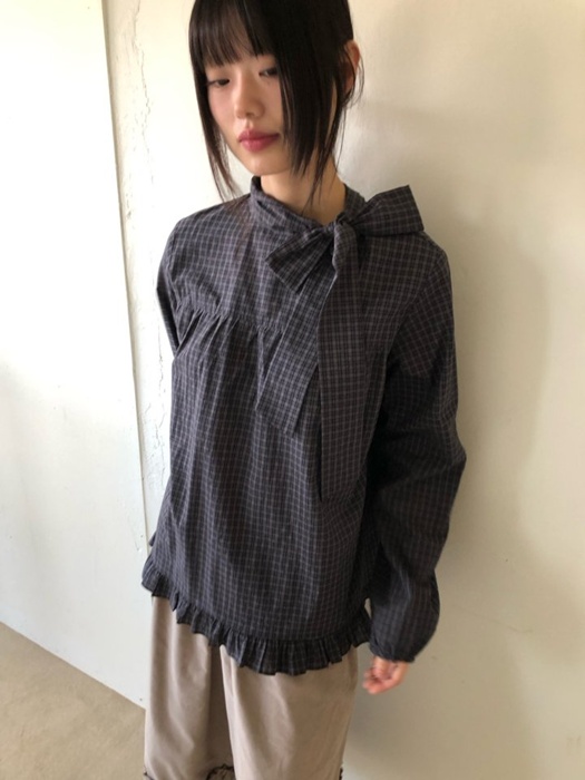 Rona Check Blouse Rona Check Blouse