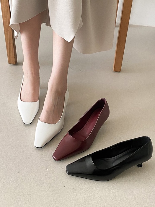 Low Heel Square Heels
