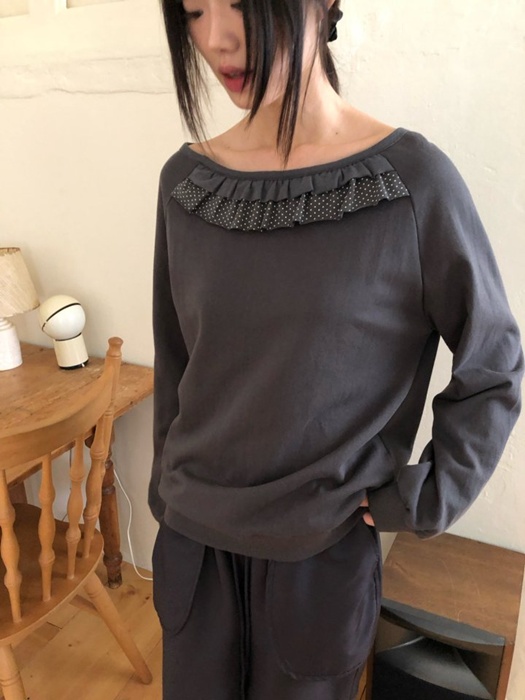 Dot Frill Pullover Dot Frill Pullover