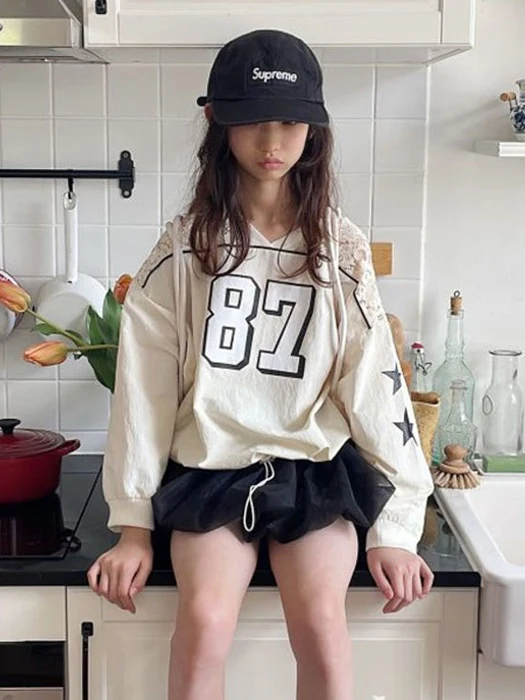 Shoulder Lace Windbreaker Shoulder Lace Windbreaker
