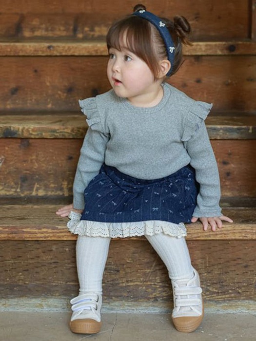 Rib Frill Tee