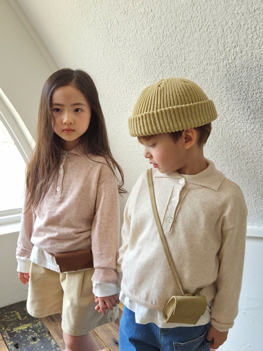 Ang Collar Knit Tee Ang Collar Knit Tee