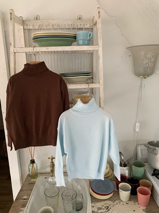 Tencel Turtleneck Tee