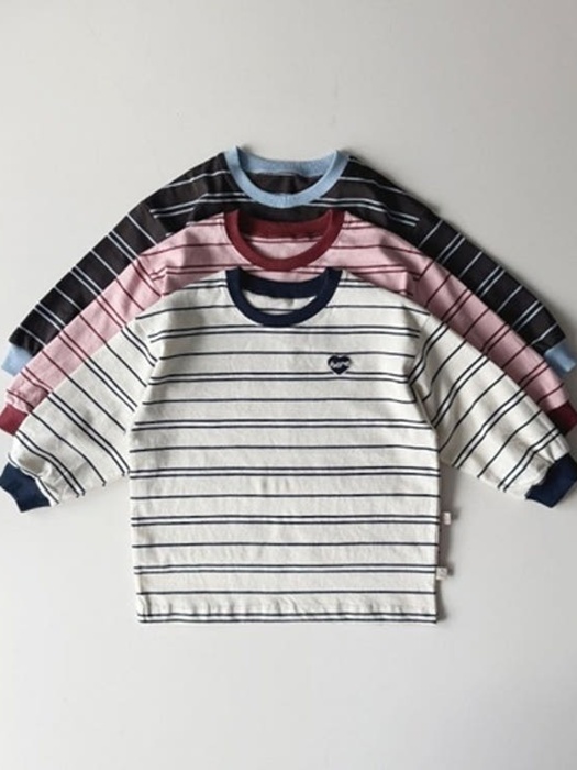 Forming Stripe Family Tee