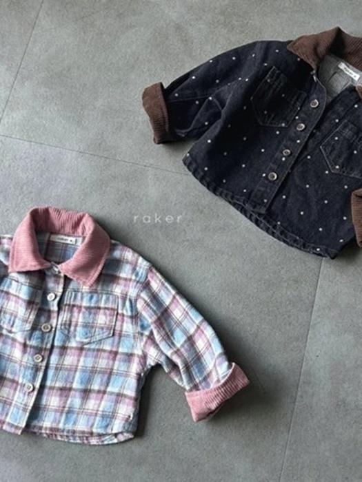 Retro Collar Shirt (Dot) Retro Collar Shirt (Dot)