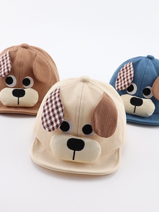 Check Puppy Cap Hat