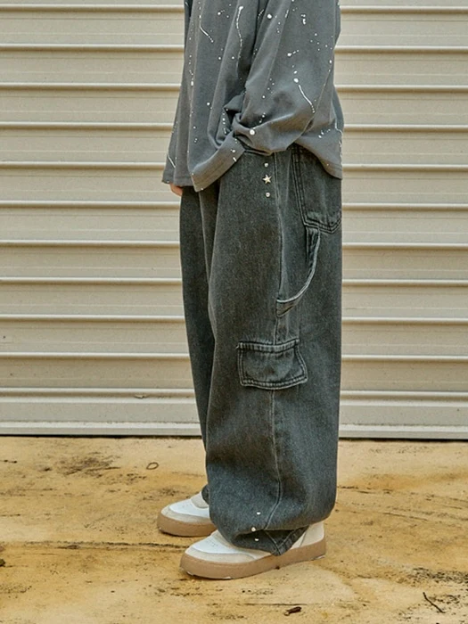 Black Denim Carfender Pants Black Denim Carfender Pants