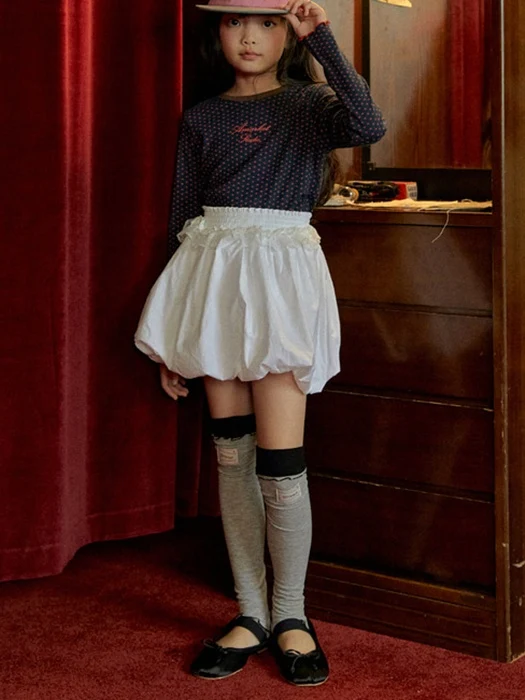 Lace Balloon Smoke Skirt (Junior) Lace Balloon Smoke Skirt (Junior)