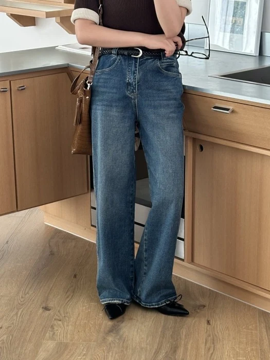 Straight Denim Pants