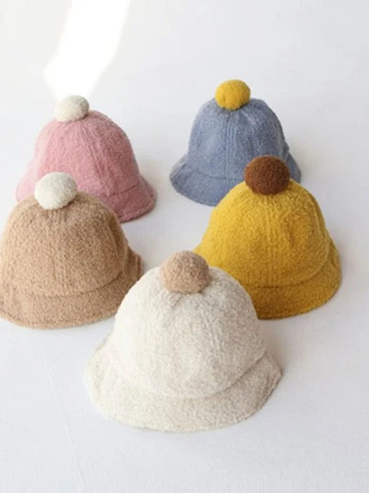 Pom-Pom Bucket Hat
