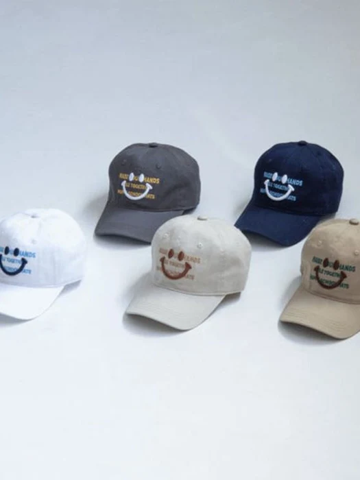 Smile Embroidery Ball Cap