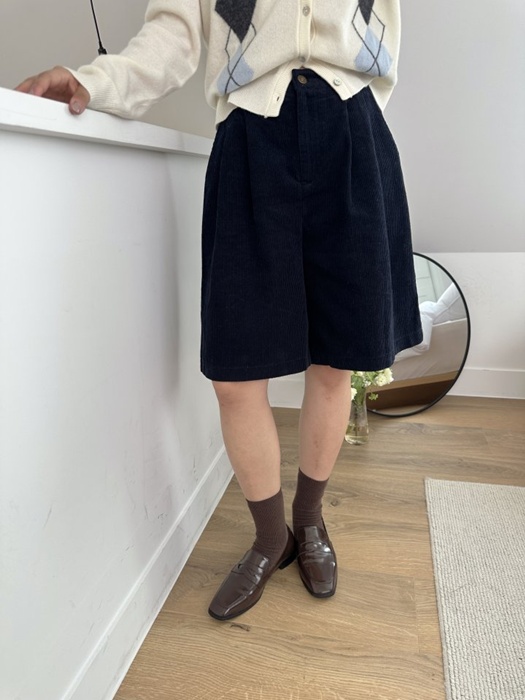 Corduroy Half Pants