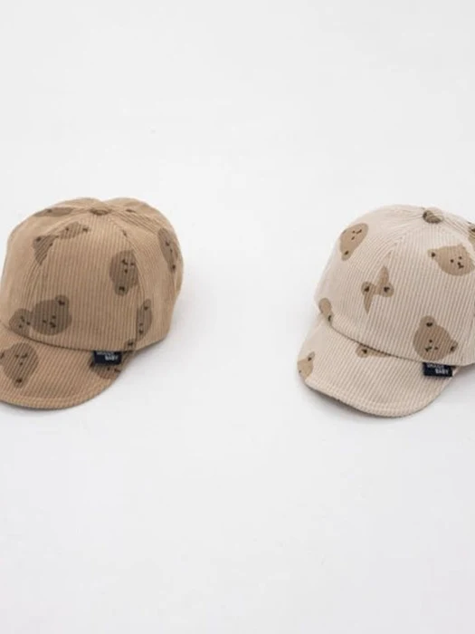 Corduroy Bear Hat