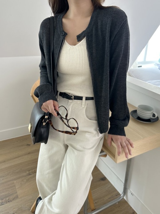 Rich Wool Cardigan