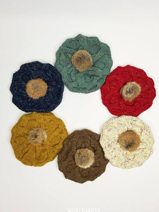 Rabbit Cable Beret
