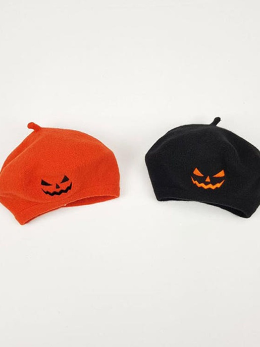 Halloween Pumpkin Beret (Soft) (L)