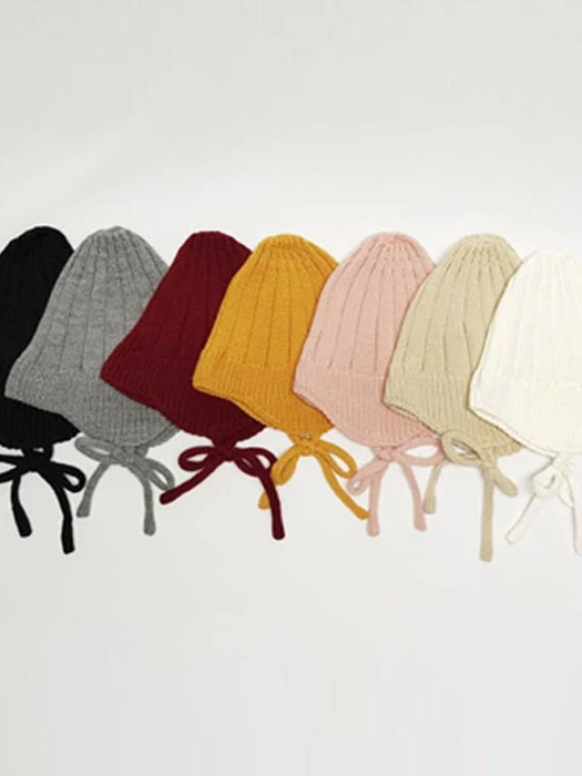 Acrylic Ear Strap Beanie