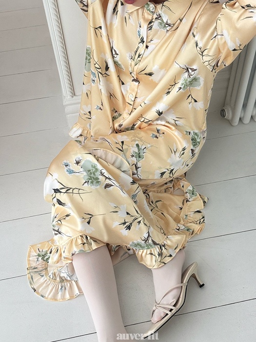 Satin Flower Shirt Satin Flower Shirt