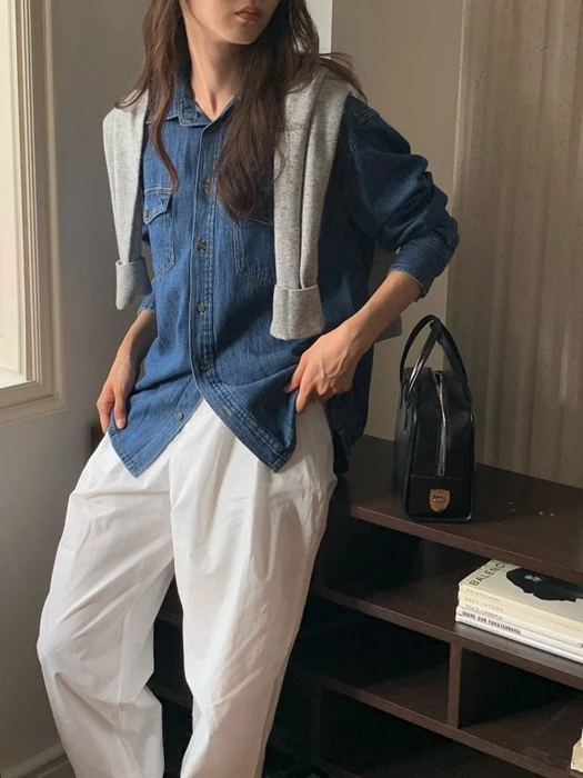 Western Denim Shirt Western Denim Shirt