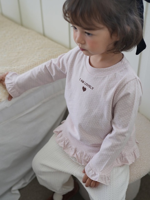 Pin Dot Frill Tee