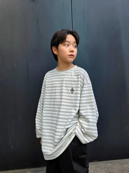 Autumn Stripe Boxy Tee (Junior-Adult)