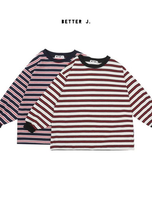 Multi Stripe Boxy Tee
