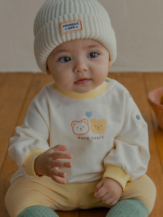 Heart Bear Baby Sweatshirt Heart Bear Baby Sweatshirt