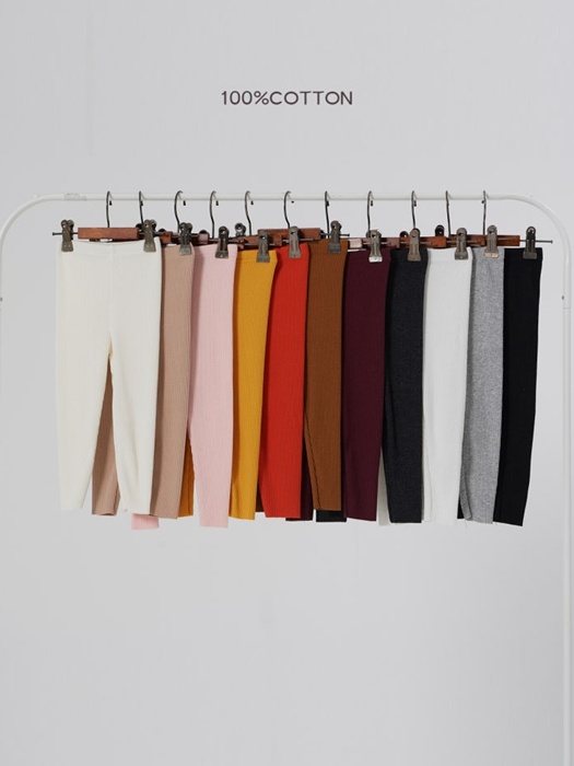 Cutting Ribbed Leggings Cutting Ribbed Leggings