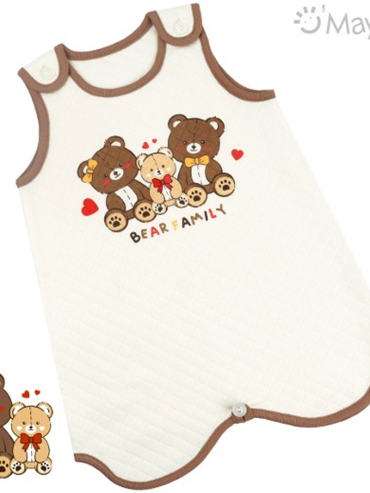 Bear Family Sleeping Vest