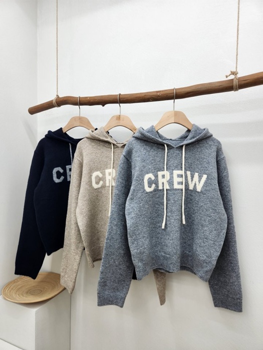 Crew Knit Hoodie
