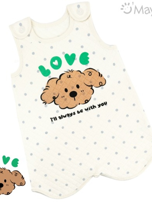 With Puppy Sleeping Vest