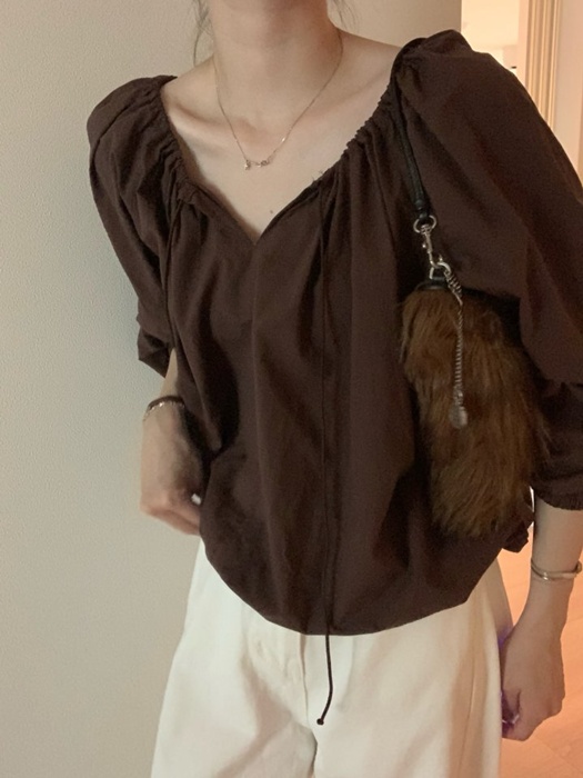 Mock Banding Blouse Mock Banding Blouse