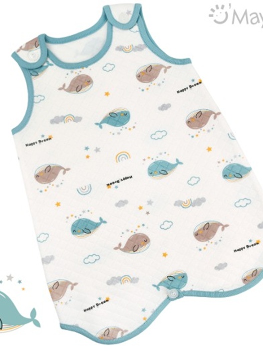 Rainbow Whale Sleeping Vest