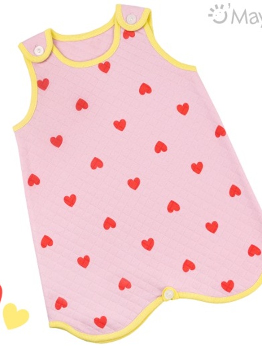 Red Double Heart Sleeping Vest