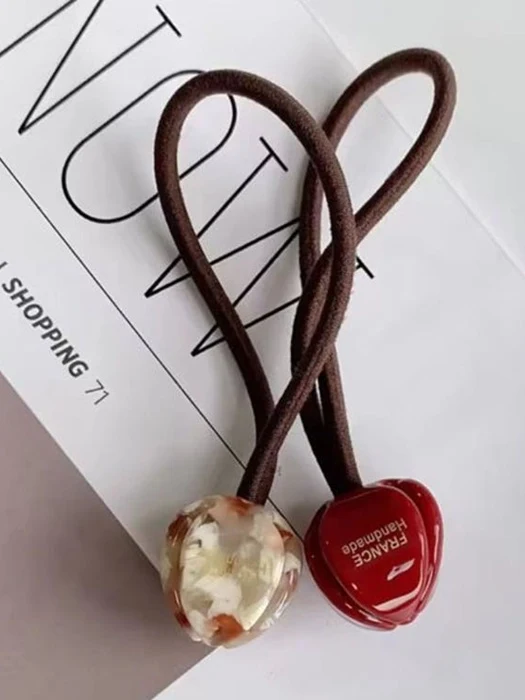 Eight Marble Hair Tie Set Eight Marble Hair Tie Set