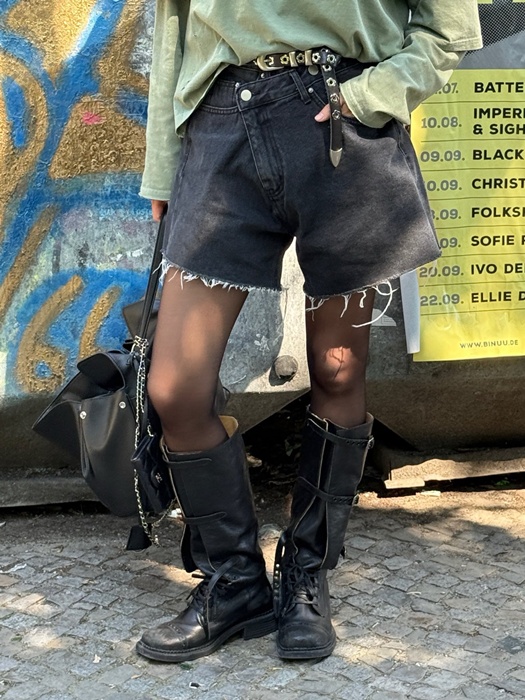 Vivi Wrap Denim Shorts Vivi Wrap Denim Shorts