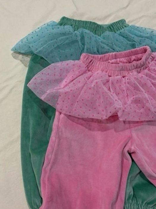 Velour Dot Pants Velour Dot Pants