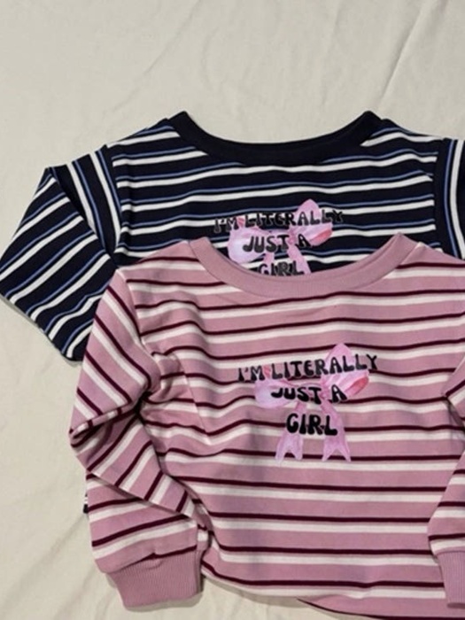 Boat Neck Stripe Tee