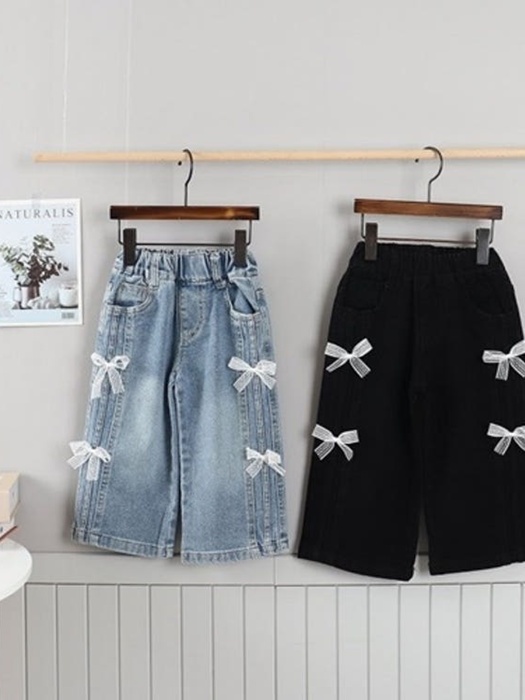 Lace Ribbon Jeans