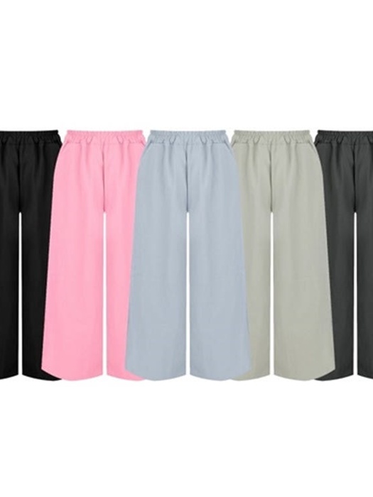 Nylon Wide Pants