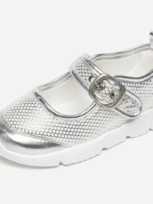 Silver Mesh Mary Jane