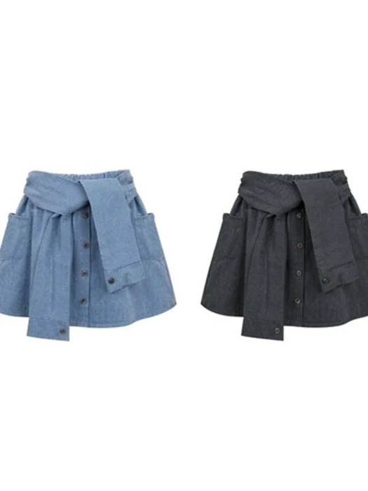 Denim Shirt Skirt Denim Shirt Skirt