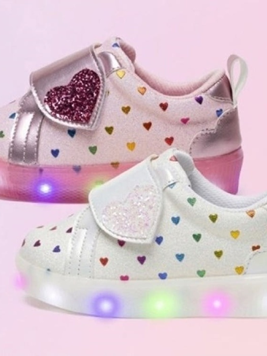 Rainbow Heart Sneakers