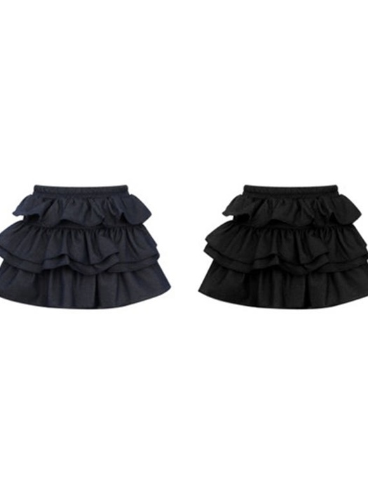 Denim Frill Skirt Denim Frill Skirt